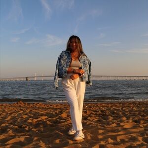 GAP x love shack fancy blue floral set